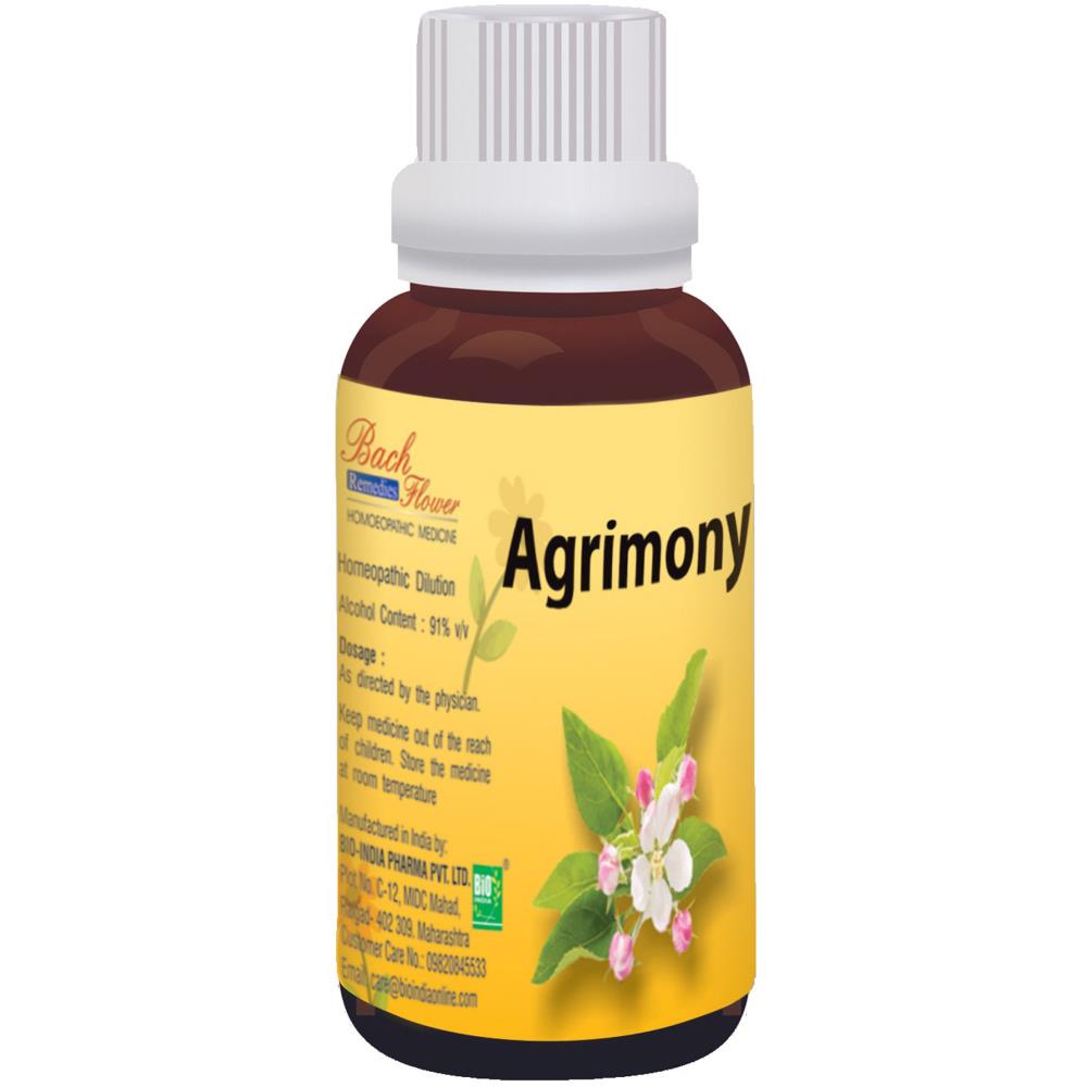 Bio India Bach Flower Agrimony 30ml