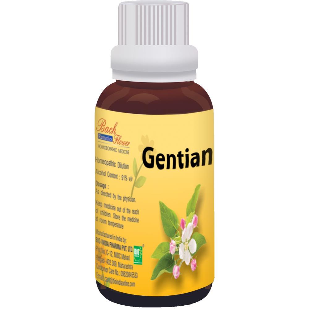 Bio India Bach Flower Gentian 100ml