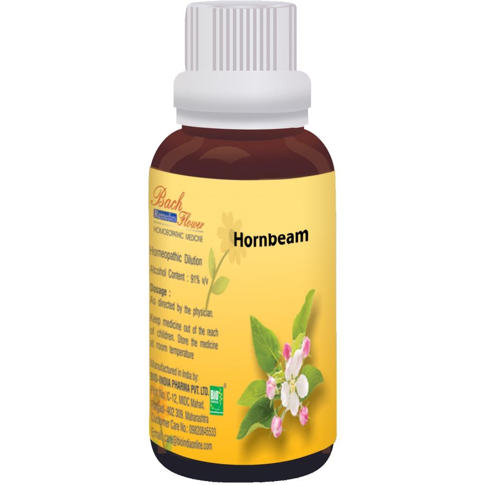 Bio India Bach Flower Hornbeam 30ml Bio India Bach Flower Hornbeam 30ml
