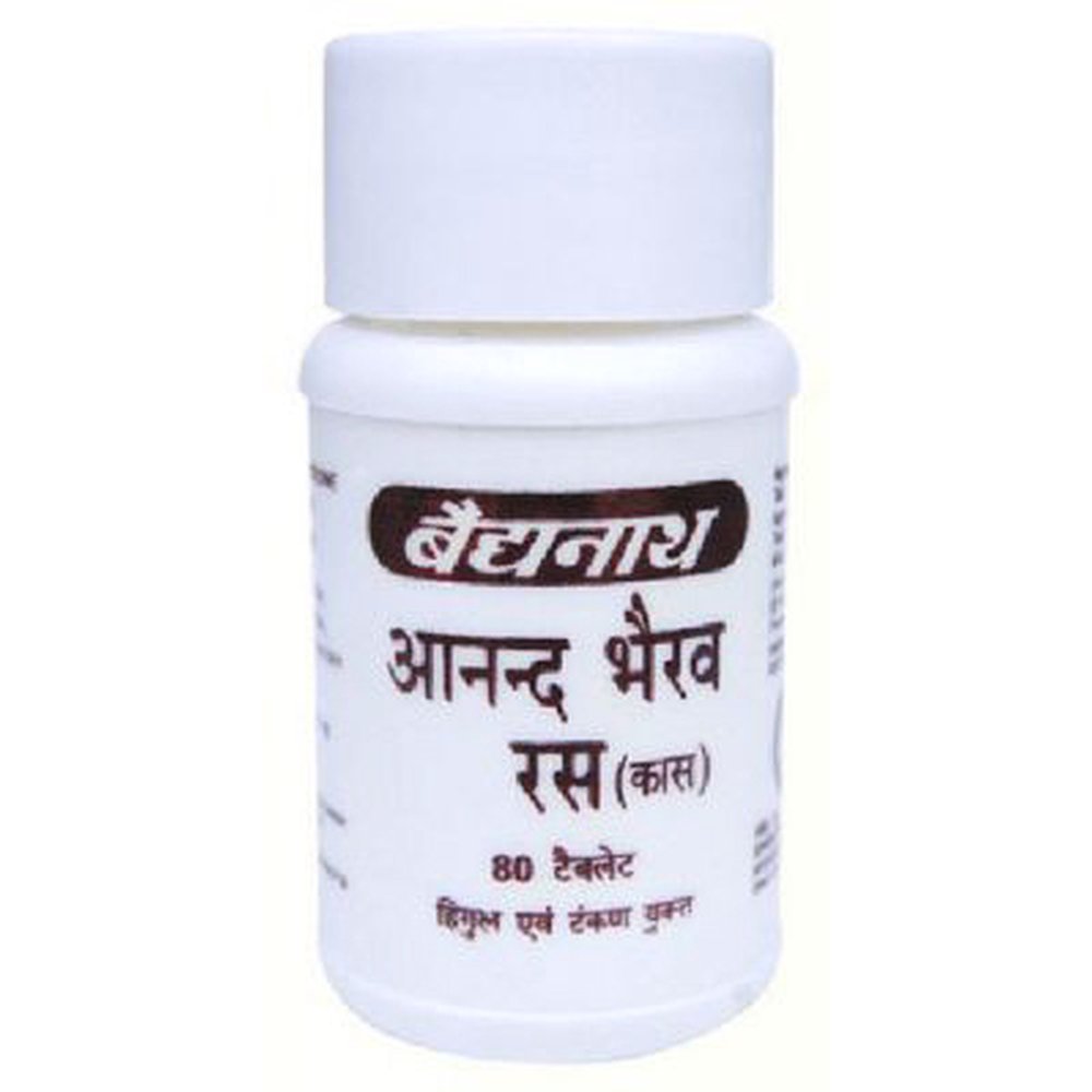 Baidyanath Anand Bhairav Ras Kas 80tab