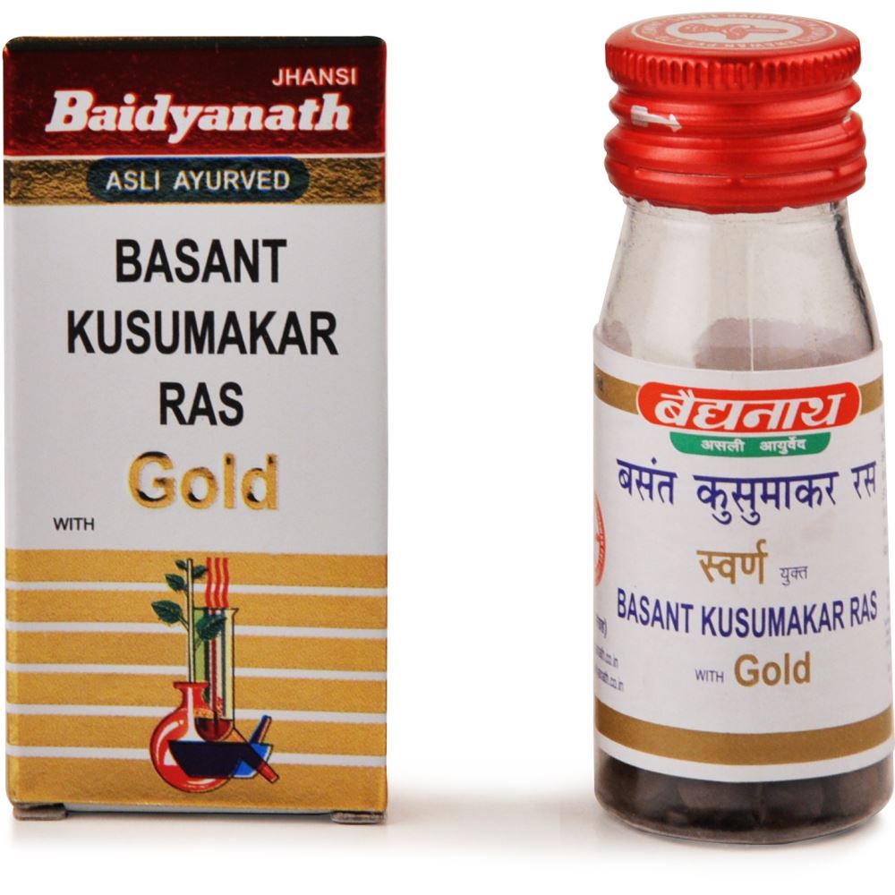 Baidyanath Basant Kusumakar Ras Swarna Moti Yukta 25tab