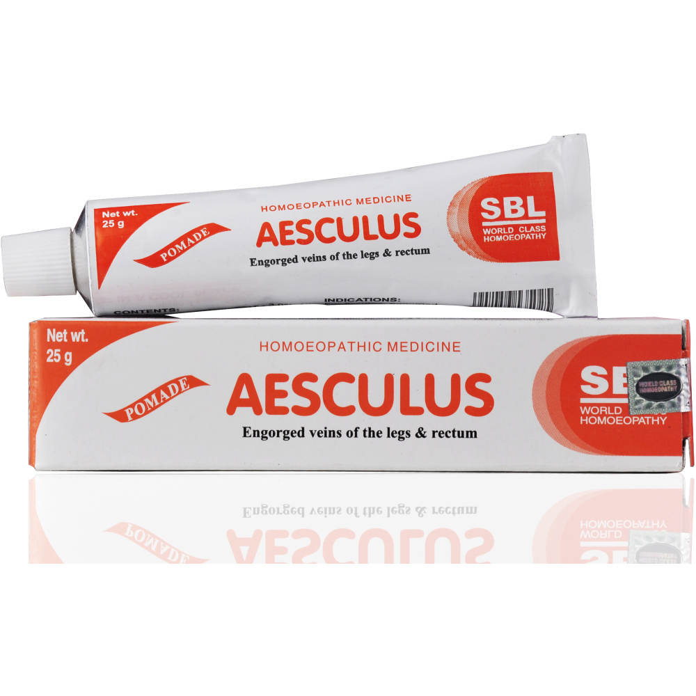 BUY SBL Aesculus Ointment 25g DISCOUNT 55% OFF COD | Homeonherbs SBL Aesculus Ointment 25g