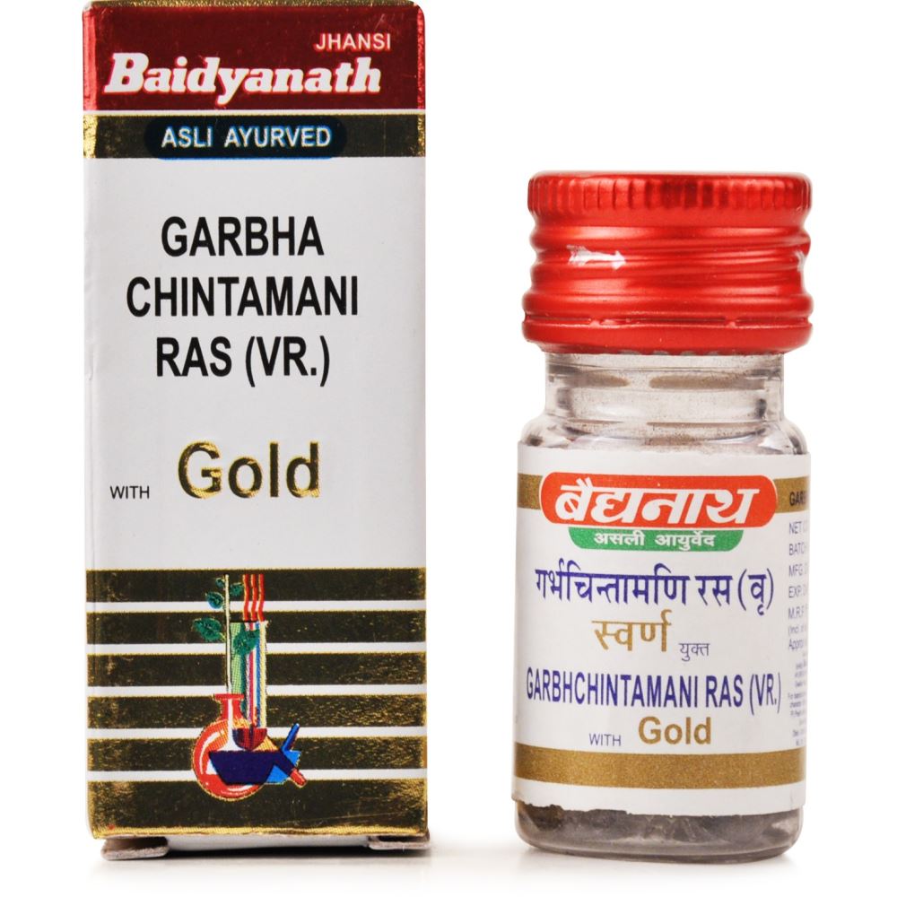 Baidyanath Garbha Chintamani Ras Swarna Yukta 10tab