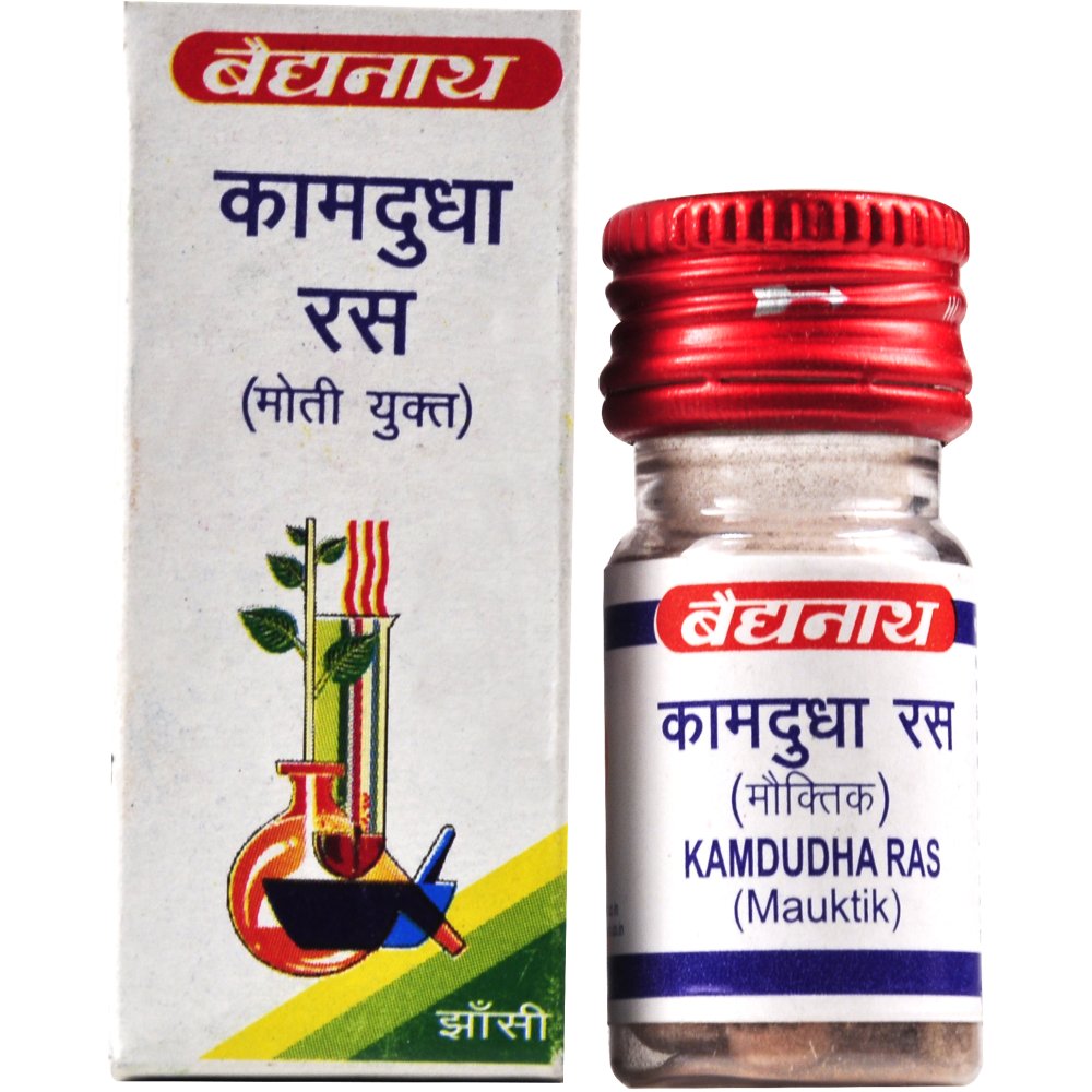 Baidyanath Kamdudha Ras Moti Yukta 50tab