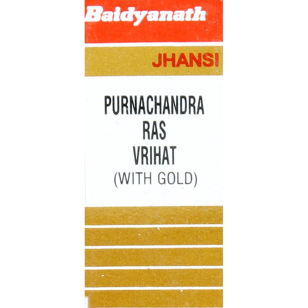 Baidyanath Purnachandra Ras Swarna Yukta 25tab