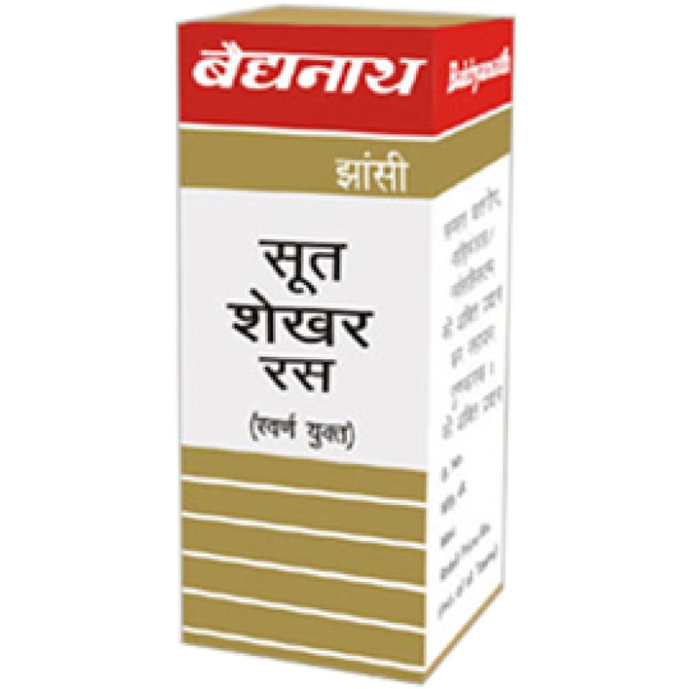 Baidyanath Sutshekhar Ras No 1 Swarna Yukta 10tab