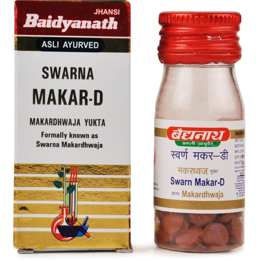 Baidyanath Swarna Makar - D Swarna Kesar Yukta 8tab