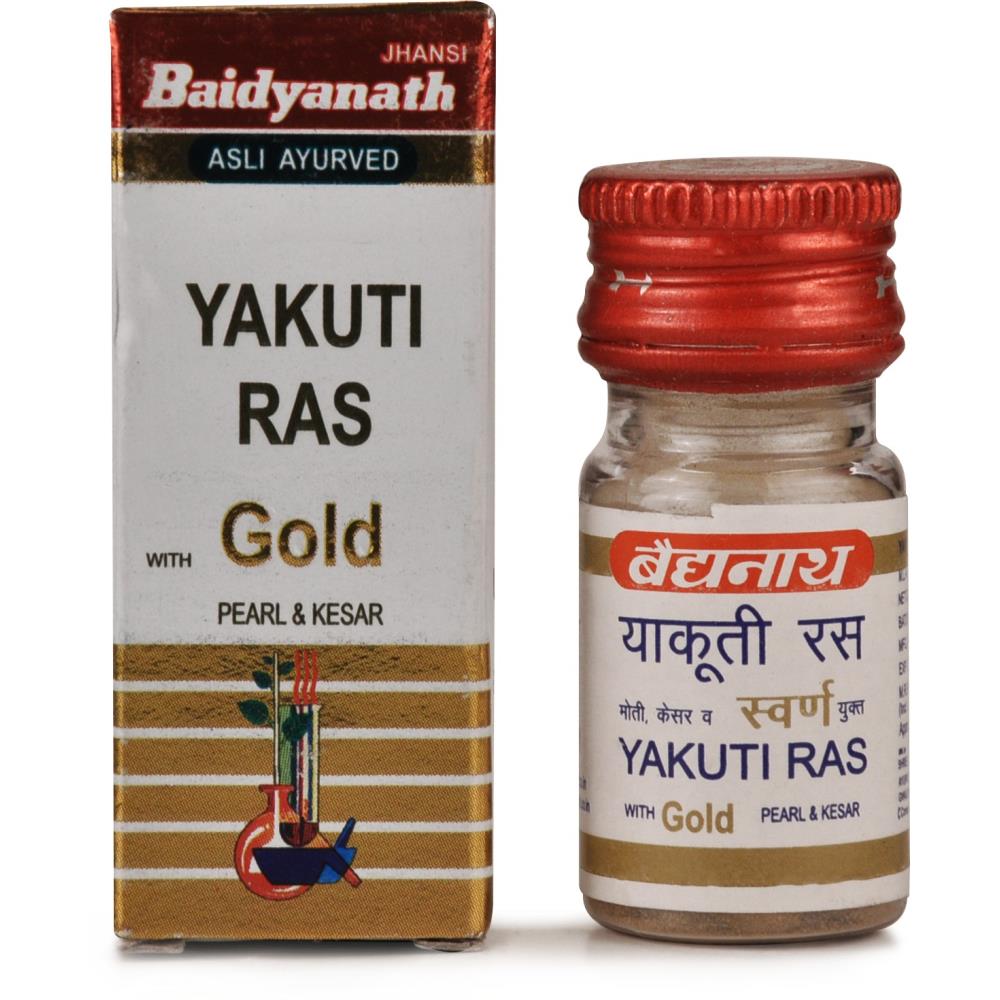Baidyanath Yakuti Ras Swarna Moti Kesar Amber Yukta 10tab