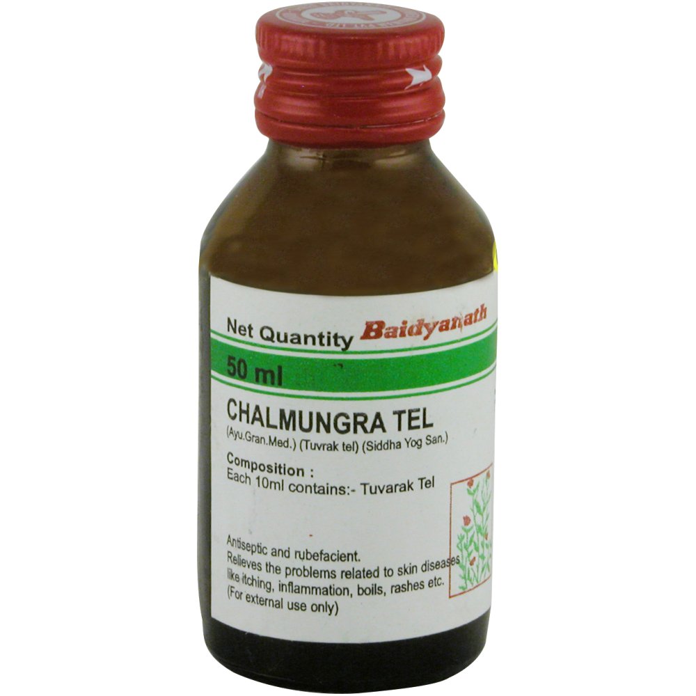 Baidyanath Tuvarak Tail Chalmogra Oil 50ml