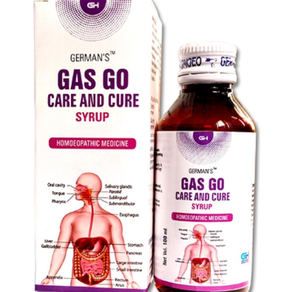 BUY German Homeo Care & Cure Gas Go Syrup 100ml DISCOUNT 55 OFF CoD Homeonherbs