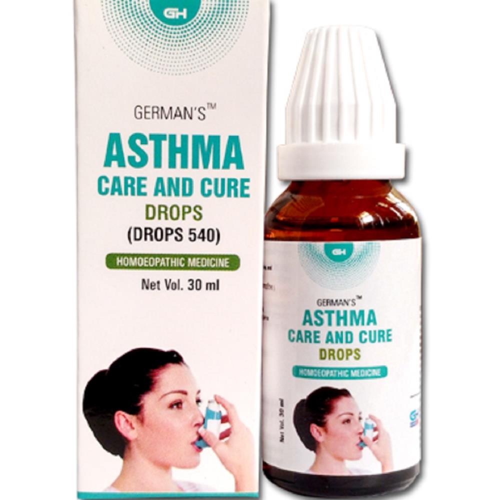 German Homeo Care & Cure Asthma Drops 540 30ml