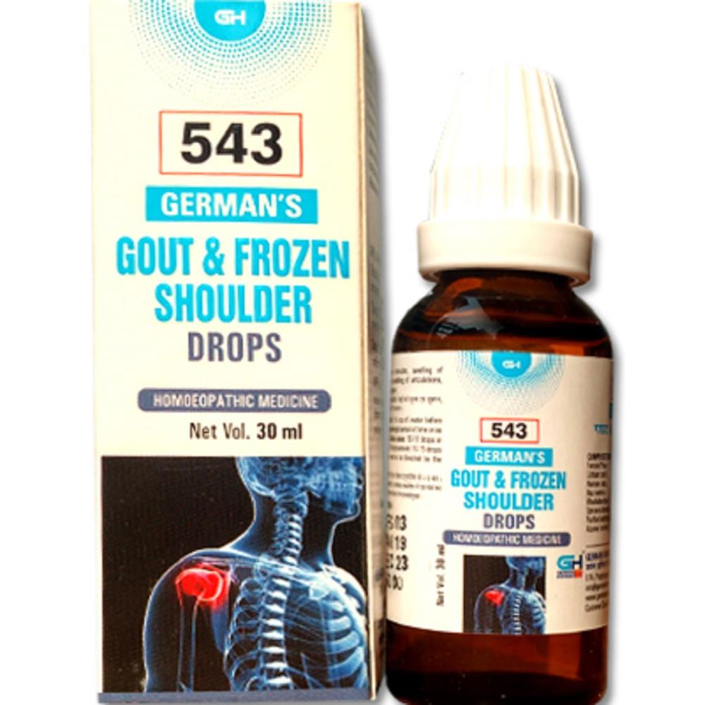 German Homeo Care & Cure Gout & F Drops 543 30ml