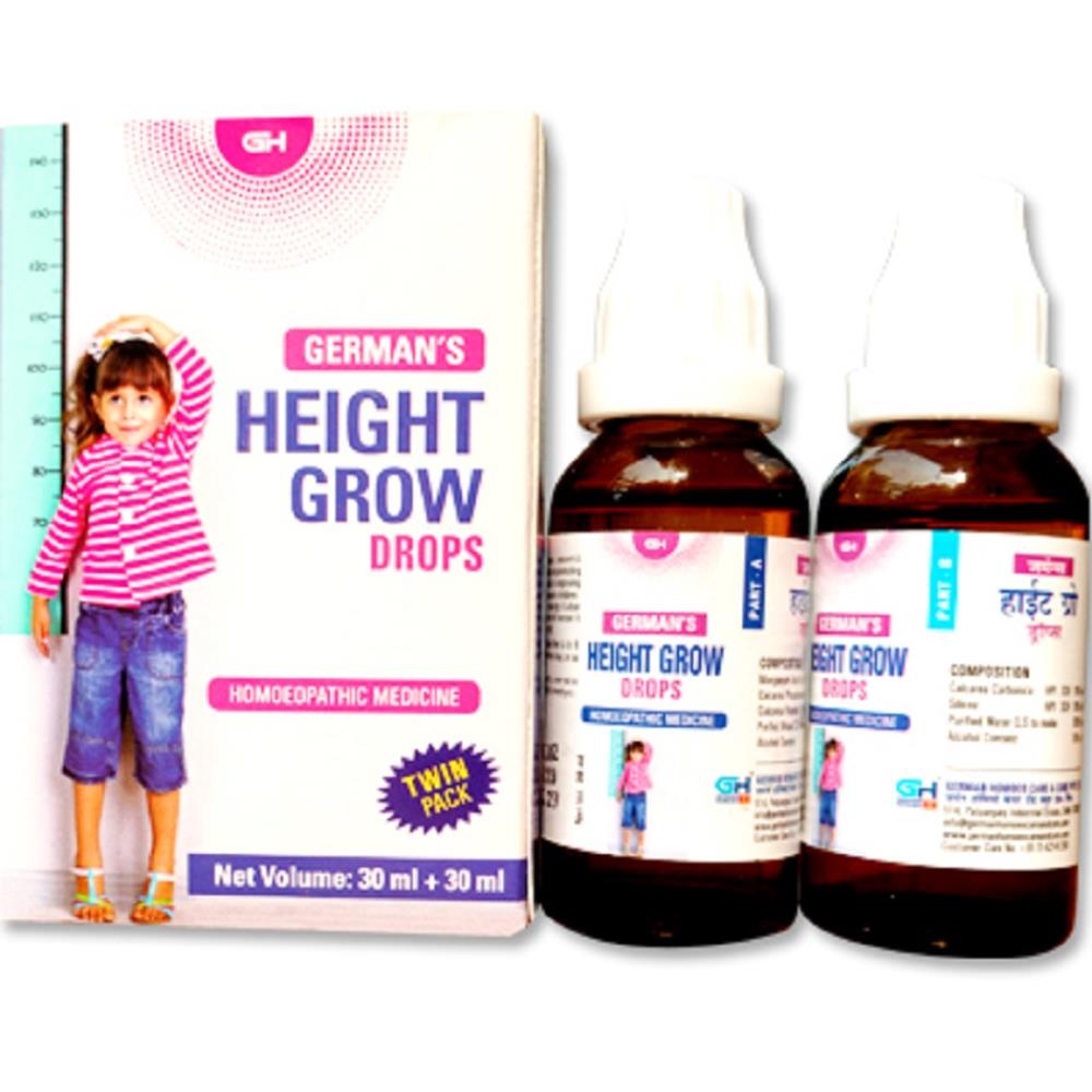 German Homeo Care & Cure Height Drops Twin 30ml