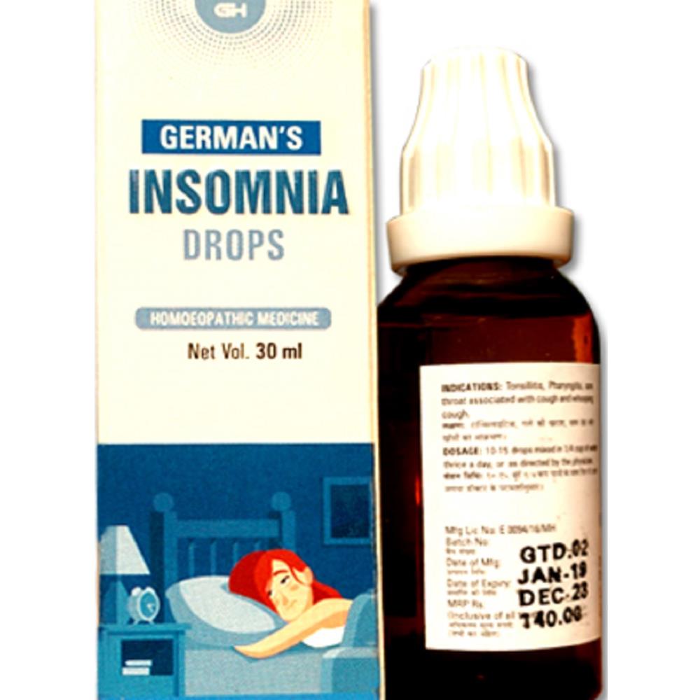 German Homeo Care & Cure Insomnia Drops 30ml