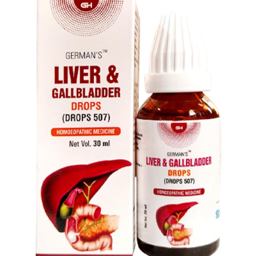 German Homeo Care & Cure Liver & Gall Drops 507 30ml