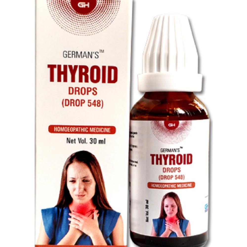 German Homeo Care & Cure Thyroid Drops 548 30ml