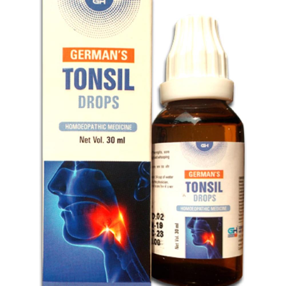 German Homeo Care & Cure Tonsil Drops 30ml