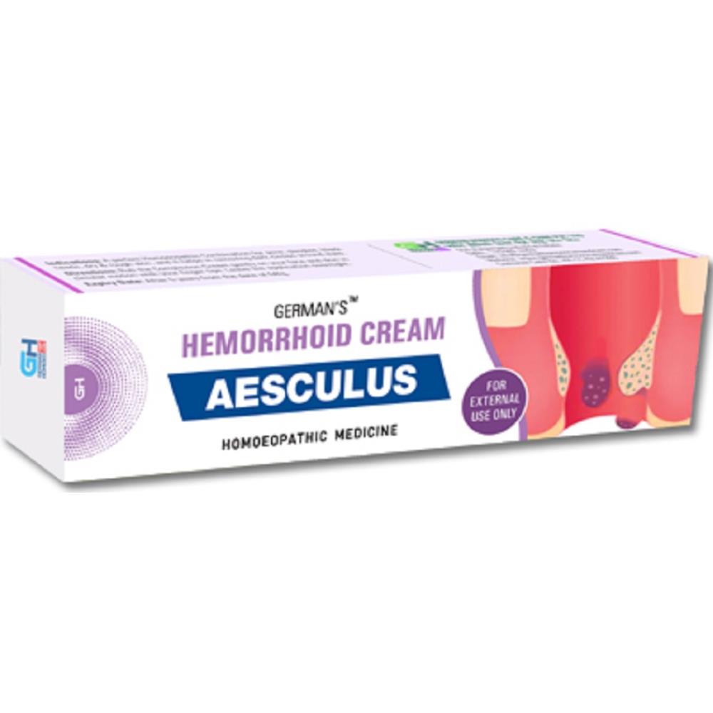 German Homeo Care & Cure Aesculus Hemorrhoid Cream 25g German Homeo Care & Cure Aesculus Hemorrhoid Cream 25g