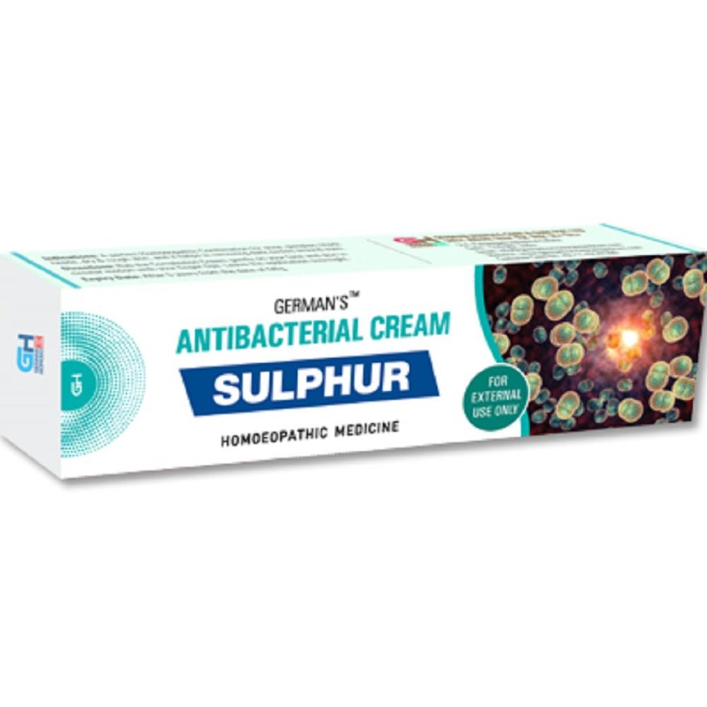 German Homeo Care & Cure Sulphur Antibacterial Cream 25g
