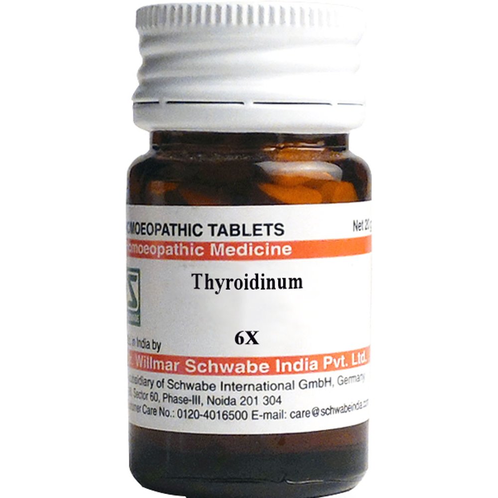 Willmar Schwabe India Thyroidinum 6X 20g Willmar Schwabe India Thyroidinum 6X 20g