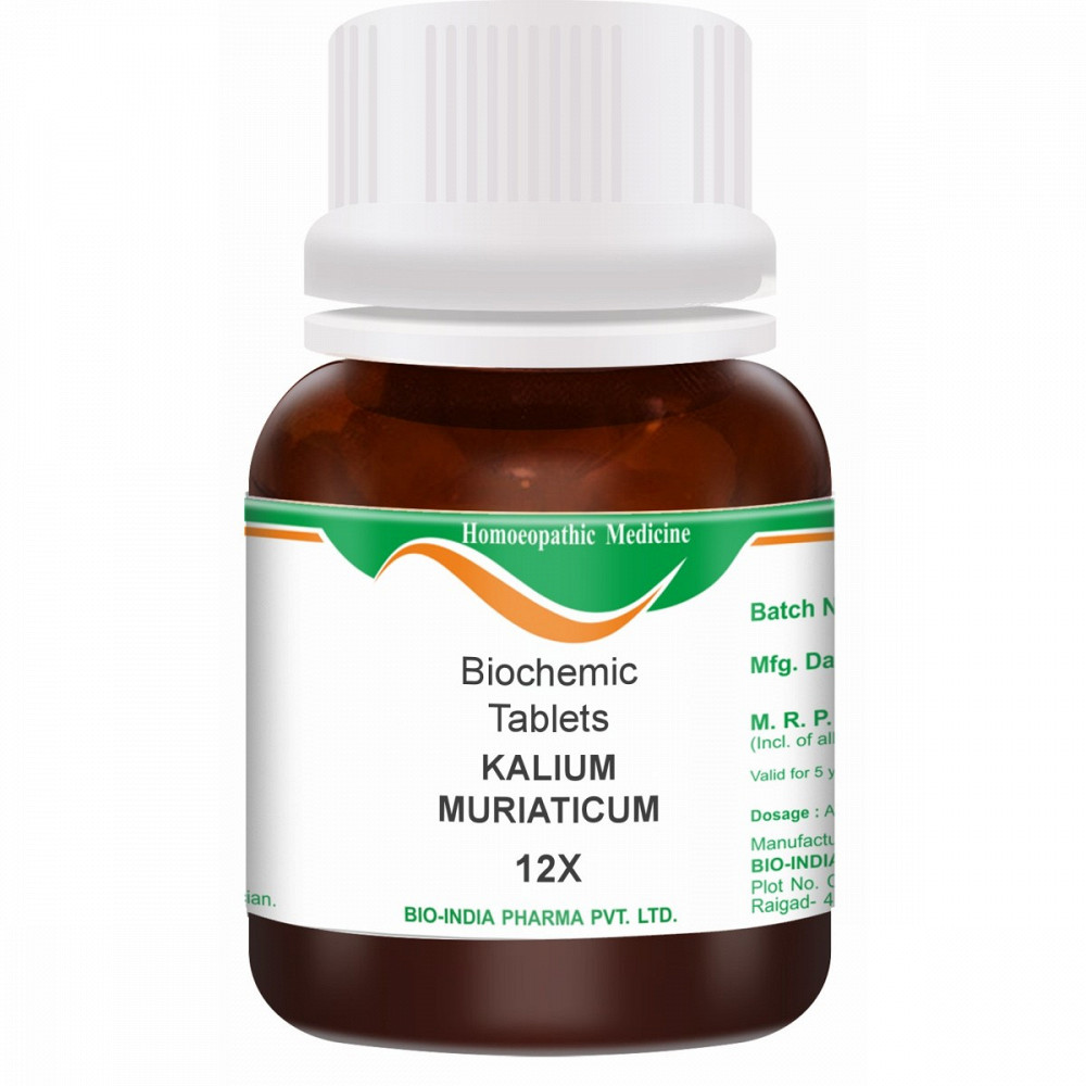Bio India Kalium Muriaticum 12X 25g