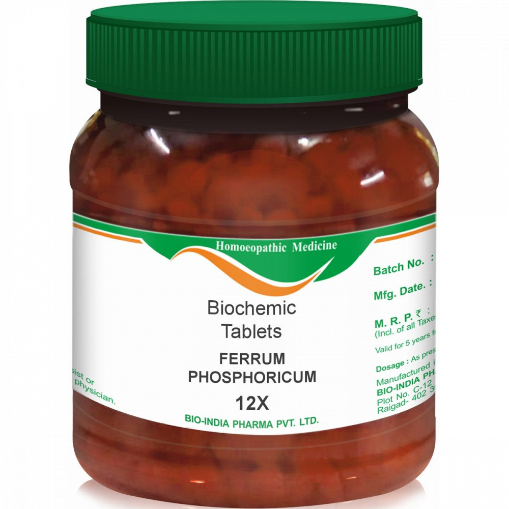Bio India Ferrum Phosphoricum 12X 450g Bio India Ferrum Phosphoricum 12X 450g