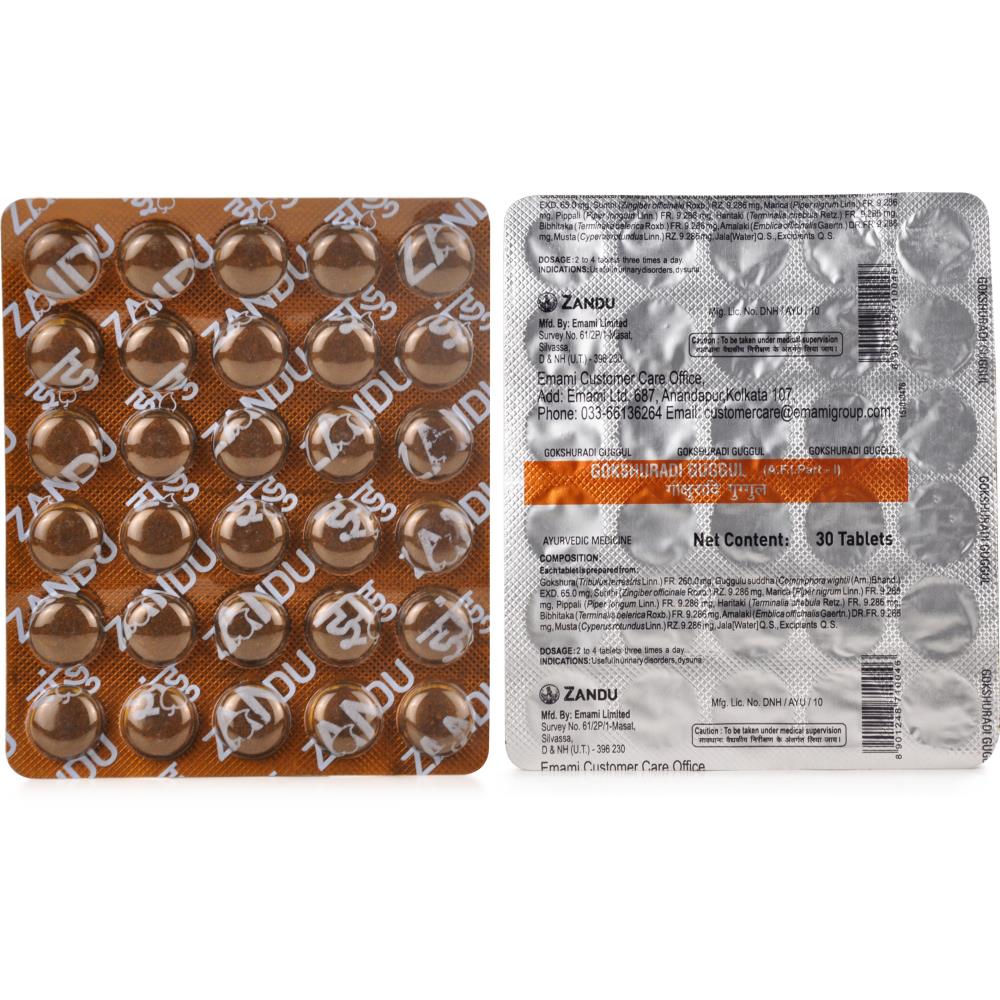 Zandu Gokshuradi Guggul 40tab