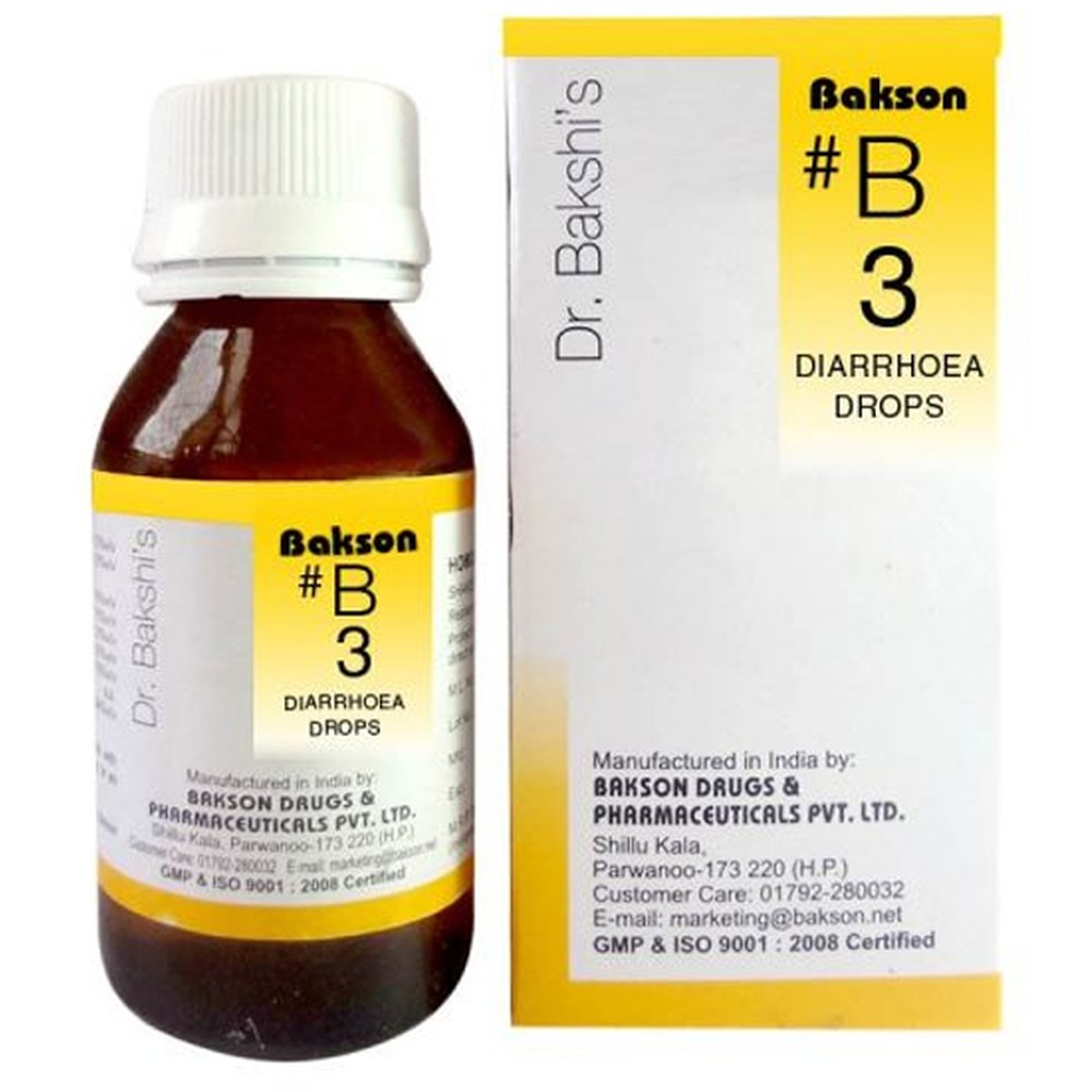 Bakson B3 Diarrhoea Drops 30ml