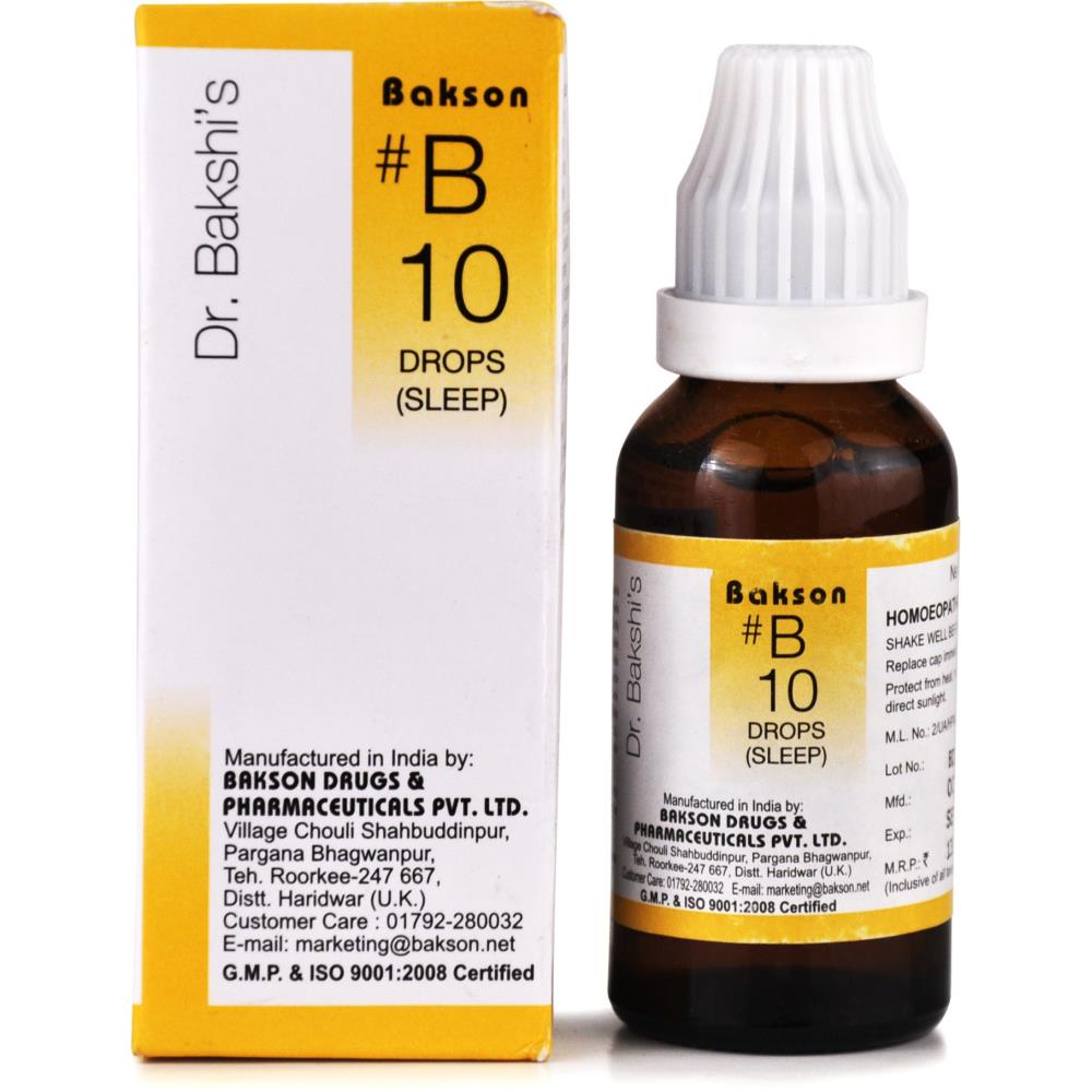 Bakson B10 Sleep Drops 30ml