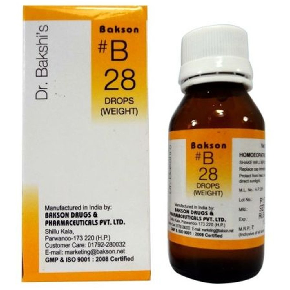 Bakson B28 Weight Drops 30ml