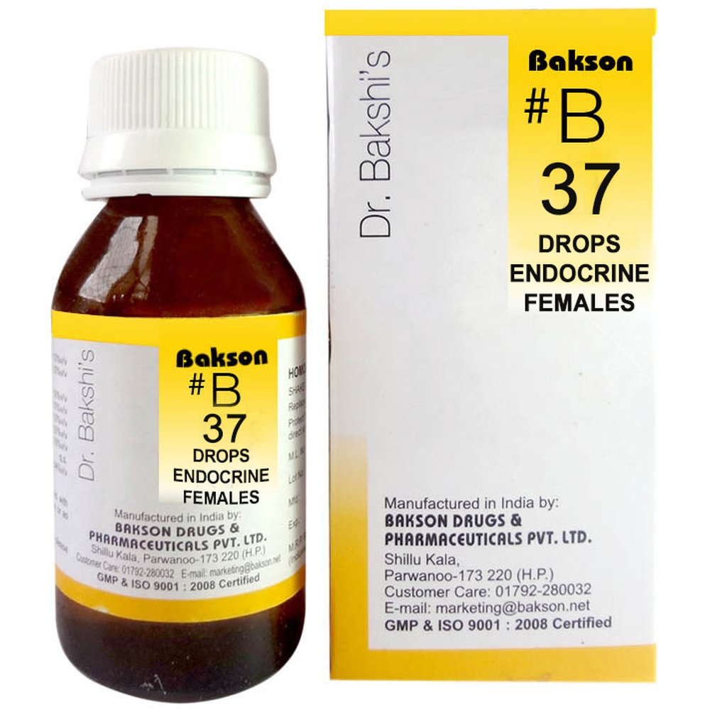 Bakson B37 Endocrine Drops Female 30ml Bakson B37 Endocrine Drops Female 30ml