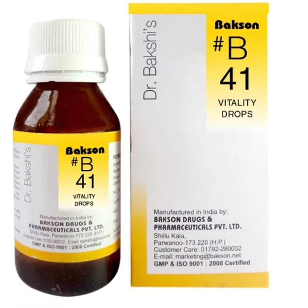 Bakson B41 Vitality Drops 30ml