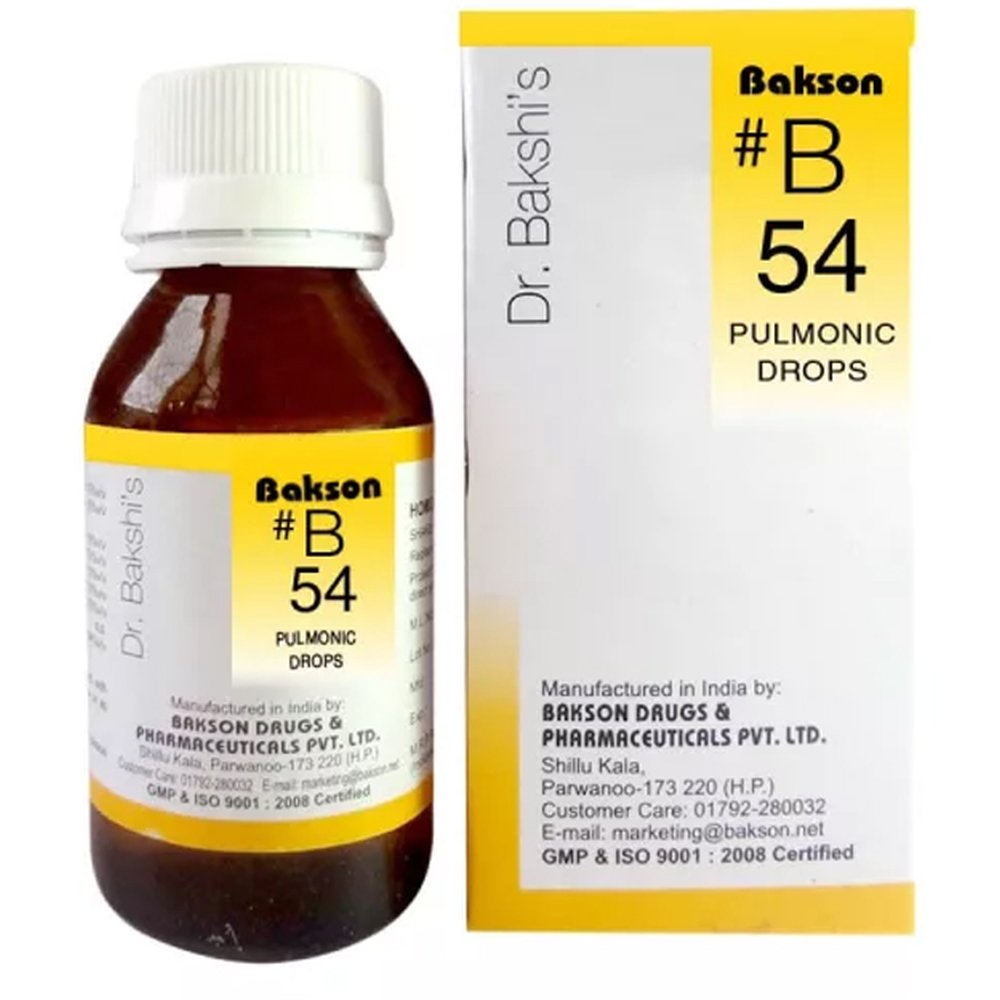 Bakson B54 Pulmonic Drops 30ml