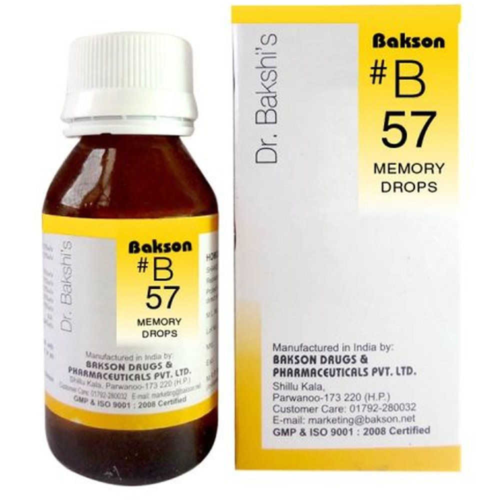 Bakson B57 Memory Drops 30ml Bakson B57 Memory Drops 30ml