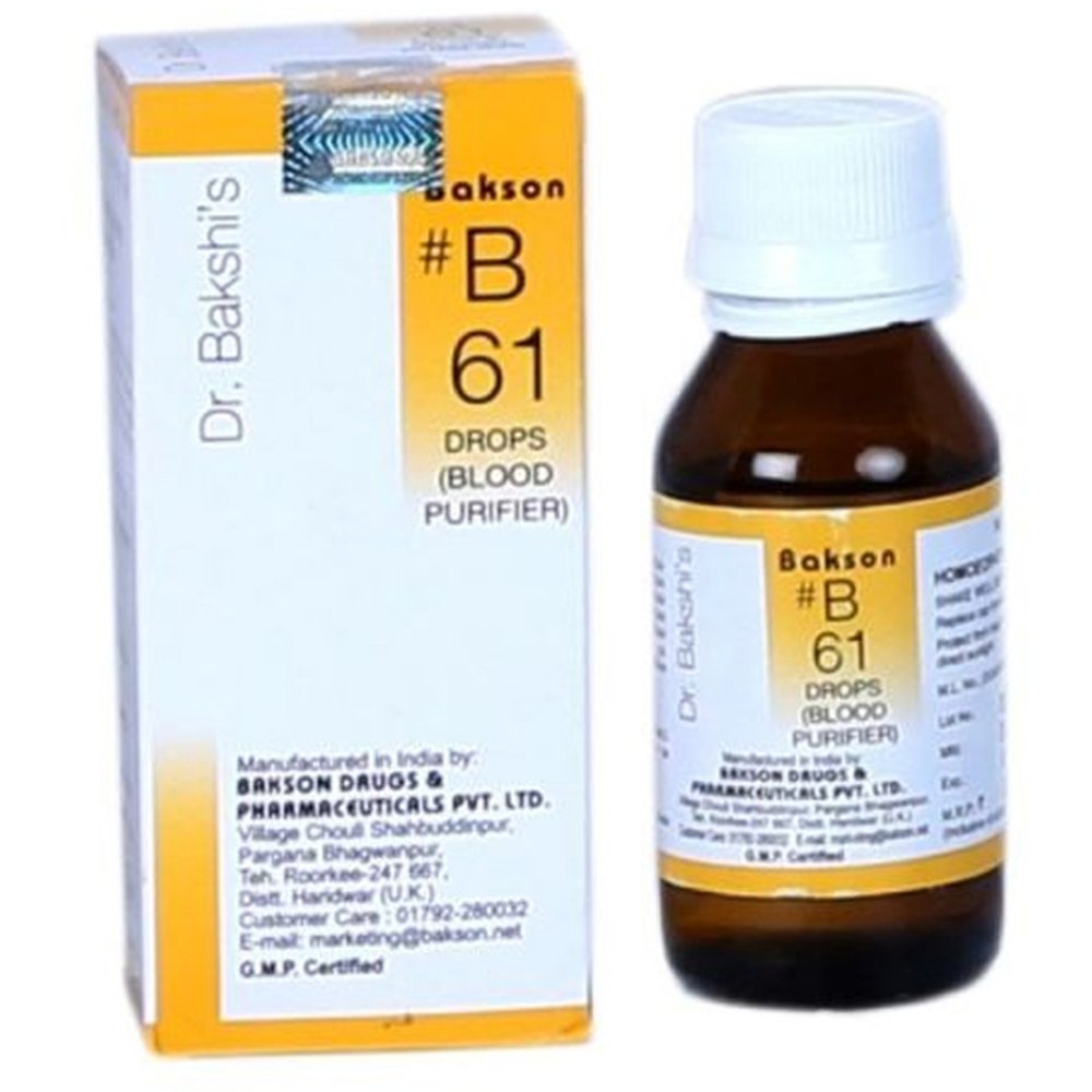 Bakson B61 Blood Purifier Drops 30ml