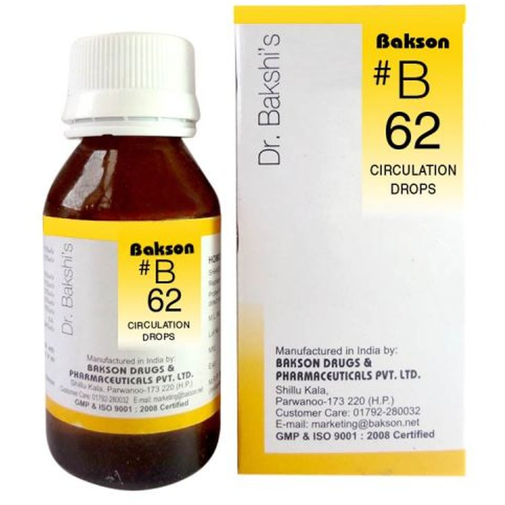 Bakson B62 Circulation Drops 30ml