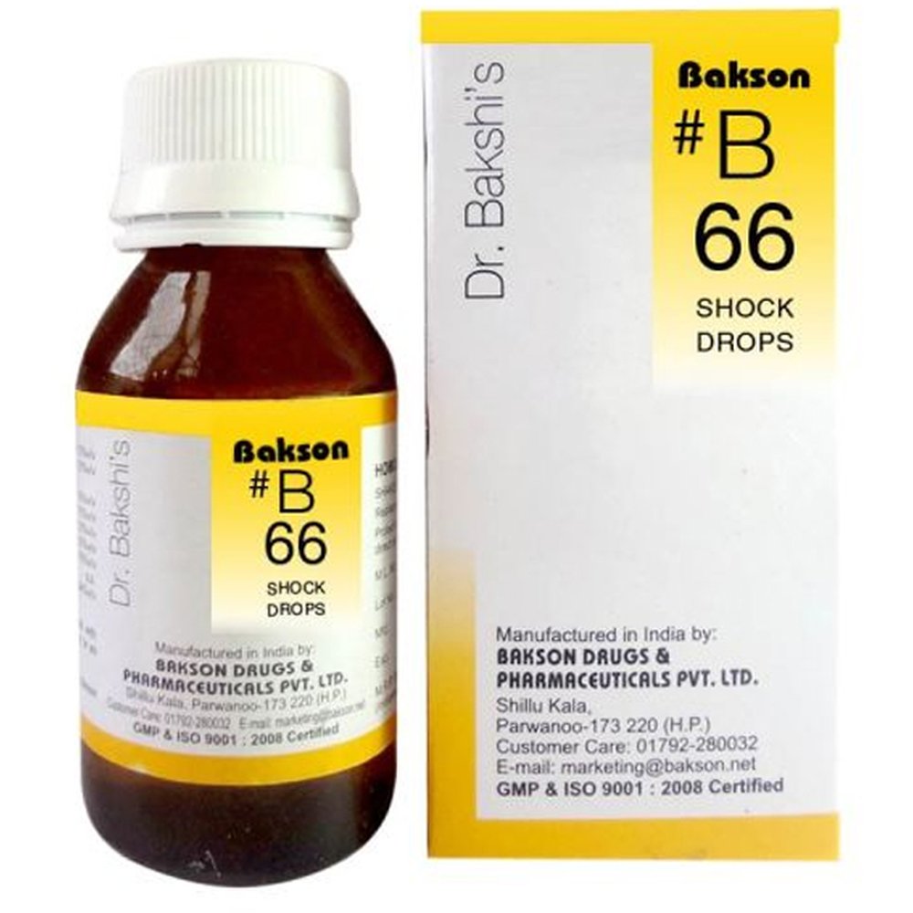 Bakson B66 Shock Drops 30ml Bakson B66 Shock Drops 30ml