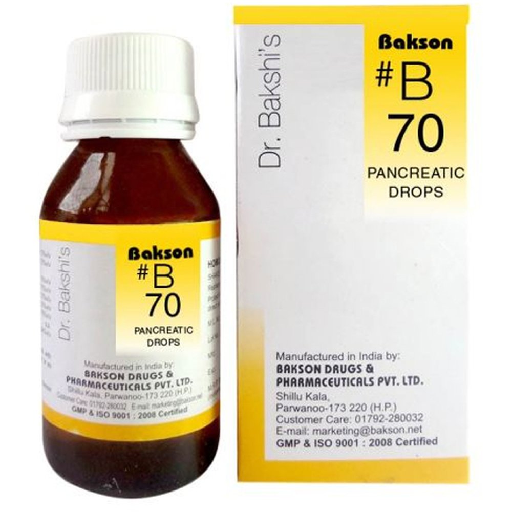 Bakson B70 Pancreatic Drops 30ml