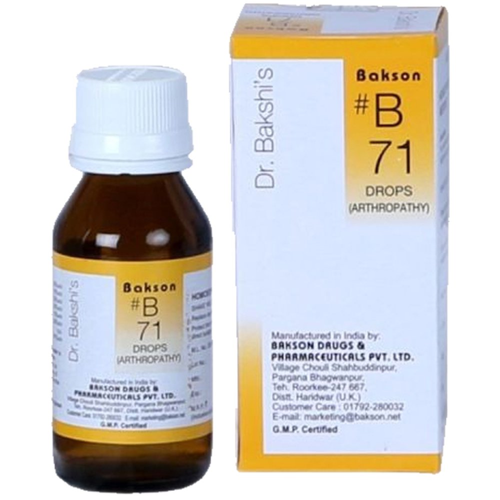 Bakson B71 Arthropathy Drops 30ml