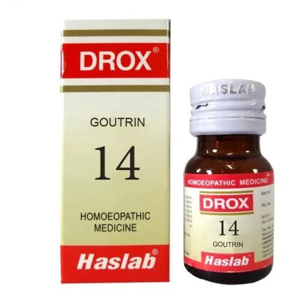 Haslab DROX 14 Goutrin Drops - Gout 30ml Haslab DROX 14 Goutrin Drops - Gout 30ml