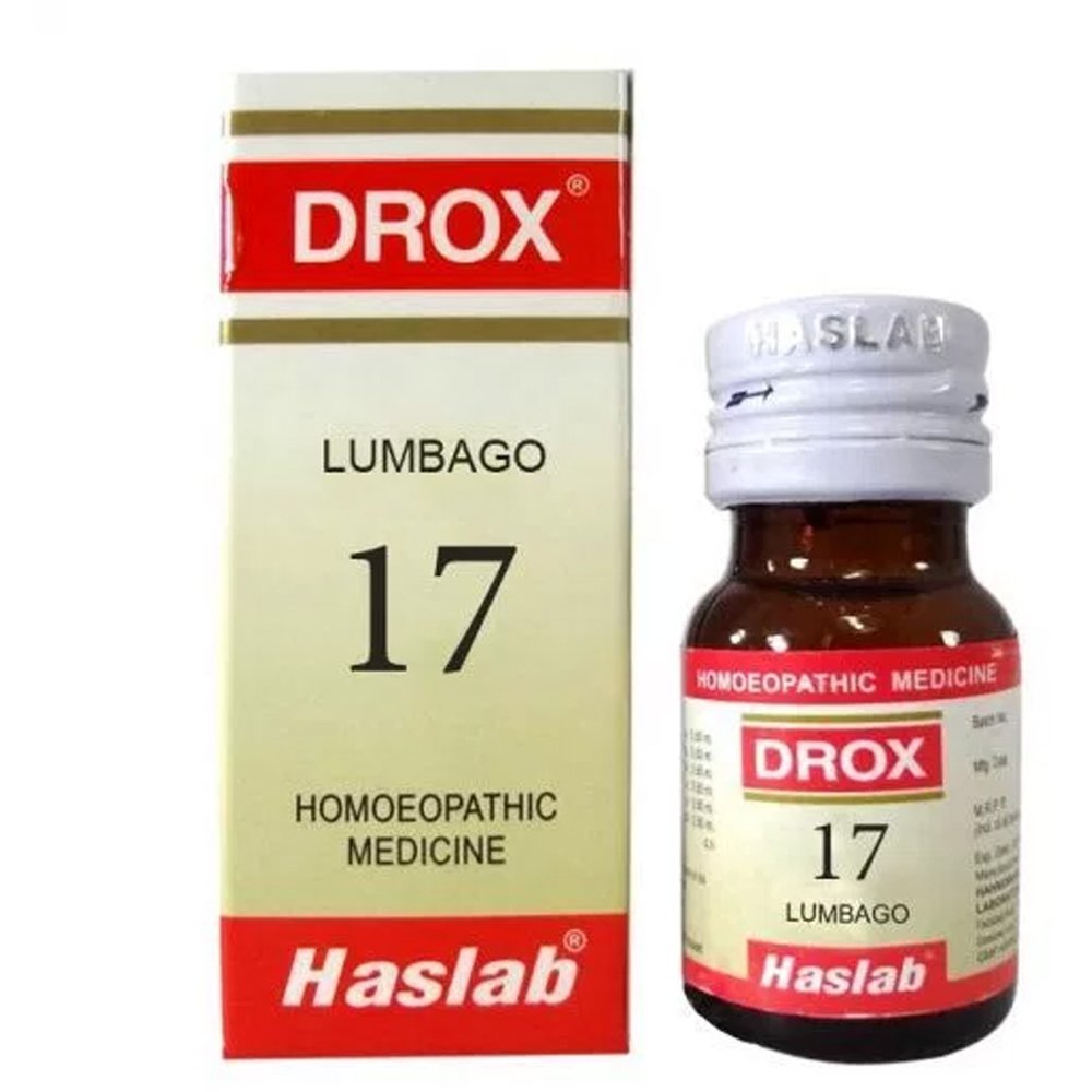 Haslab DROX 17 Lumbago Drops - Backache 30ml