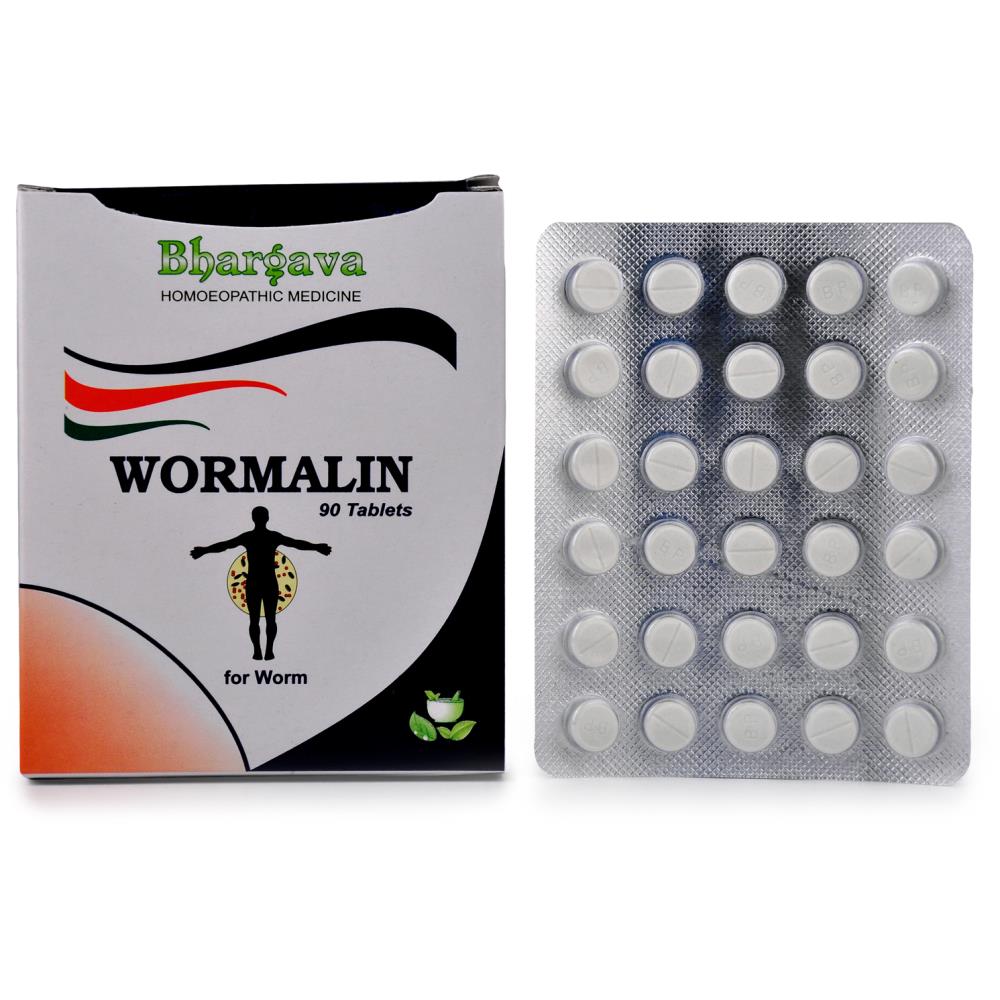 Dr. Bhargava Wormalin Tablets 90tab Dr. Bhargava Wormalin Tablets 90tab