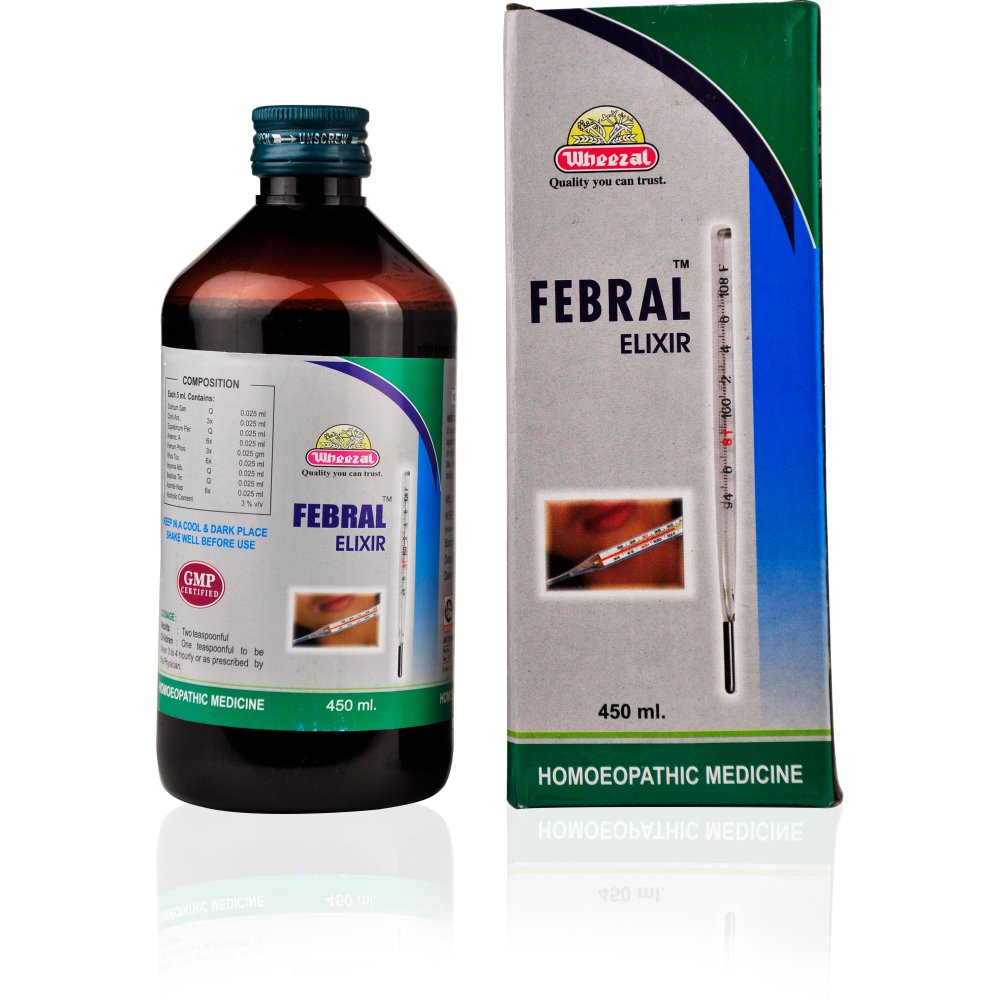 Wheezal Febral Elixir Syrup 450ml