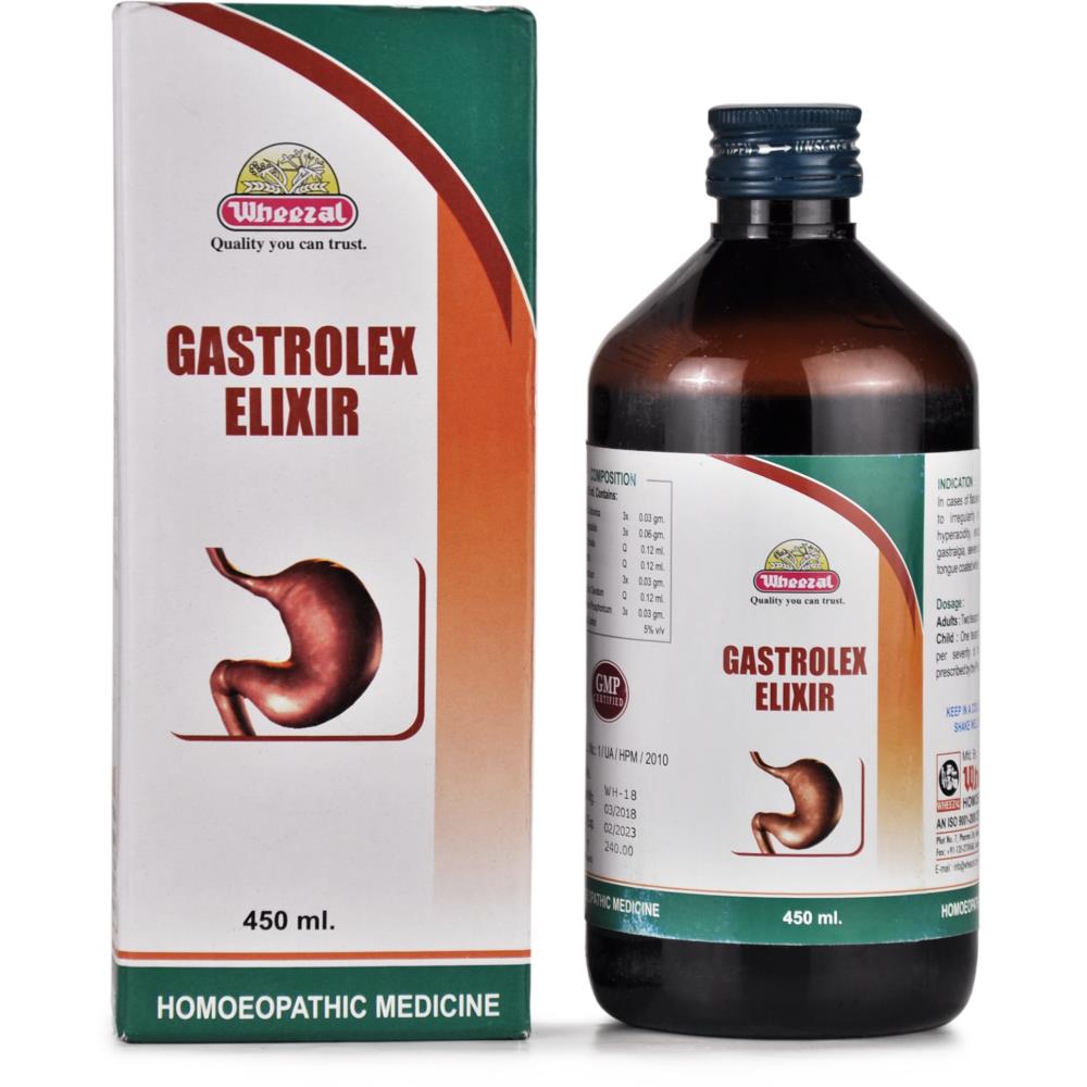 Wheezal Gastrolex Elixir Syrup 450ml