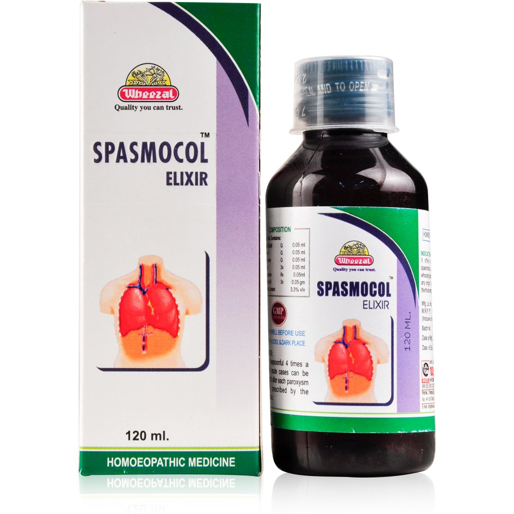 Wheezal Spasmocol Elixir Syrup 120ml