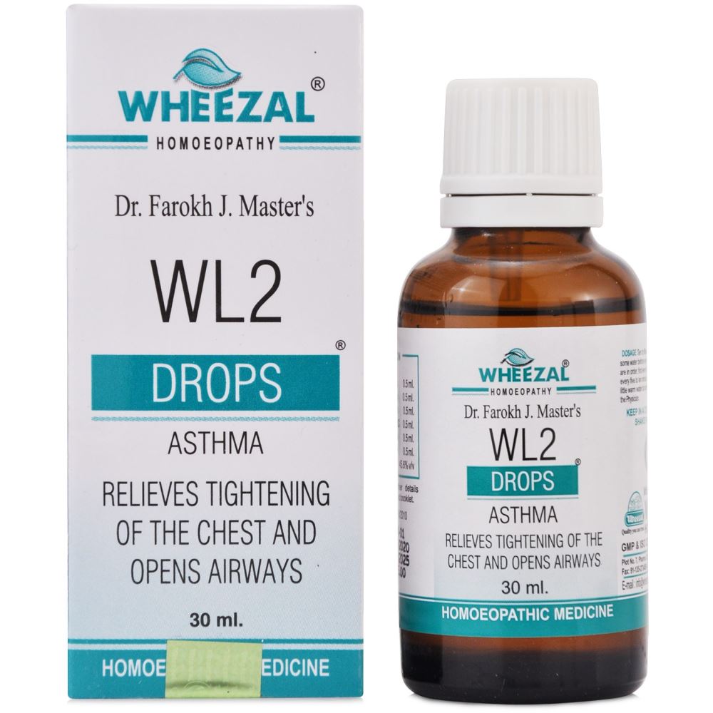 Wheezal WL-2 Asthma Drops 30ml Wheezal WL-2 Asthma Drops 30ml