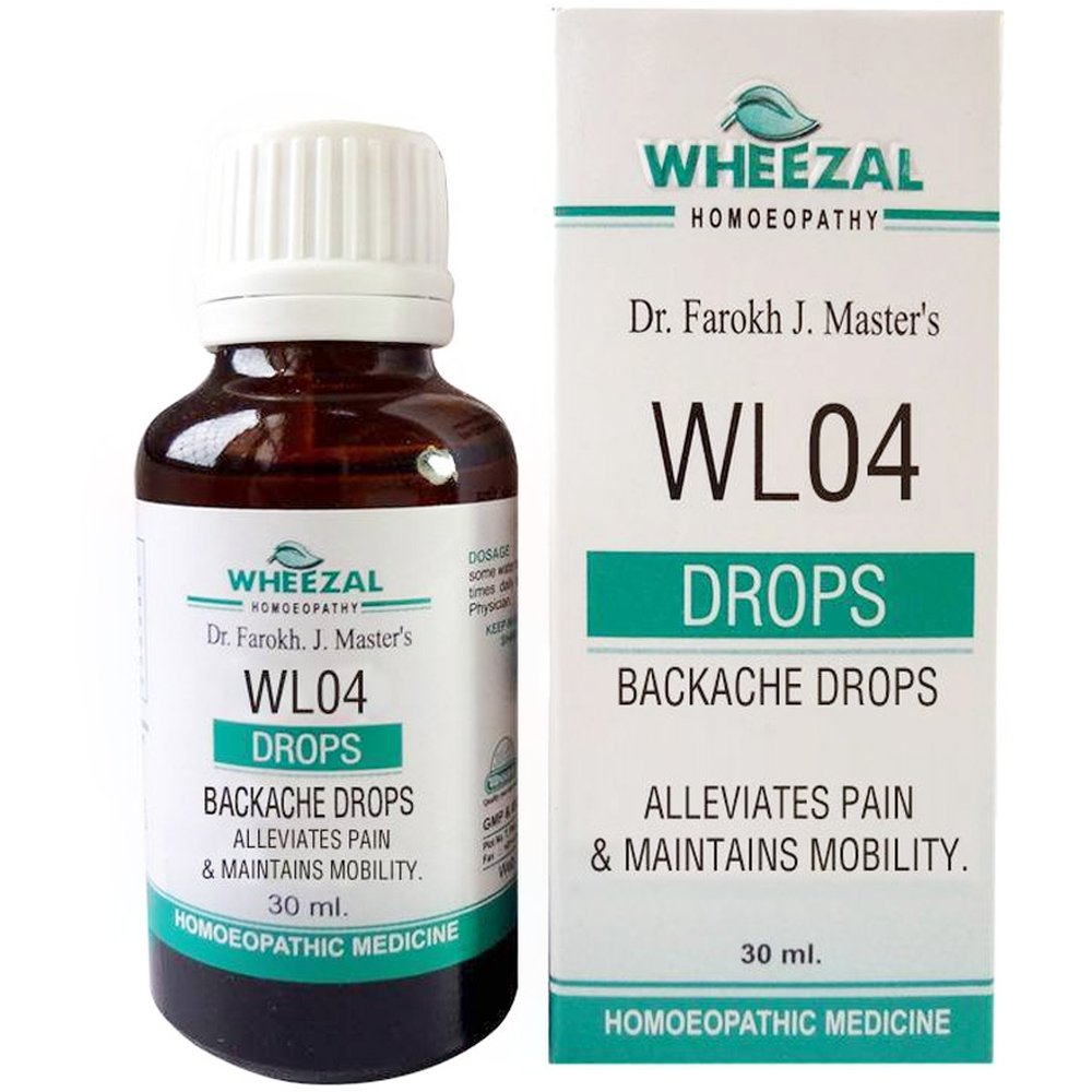 Wheezal WL-4 Backache Drops 30ml