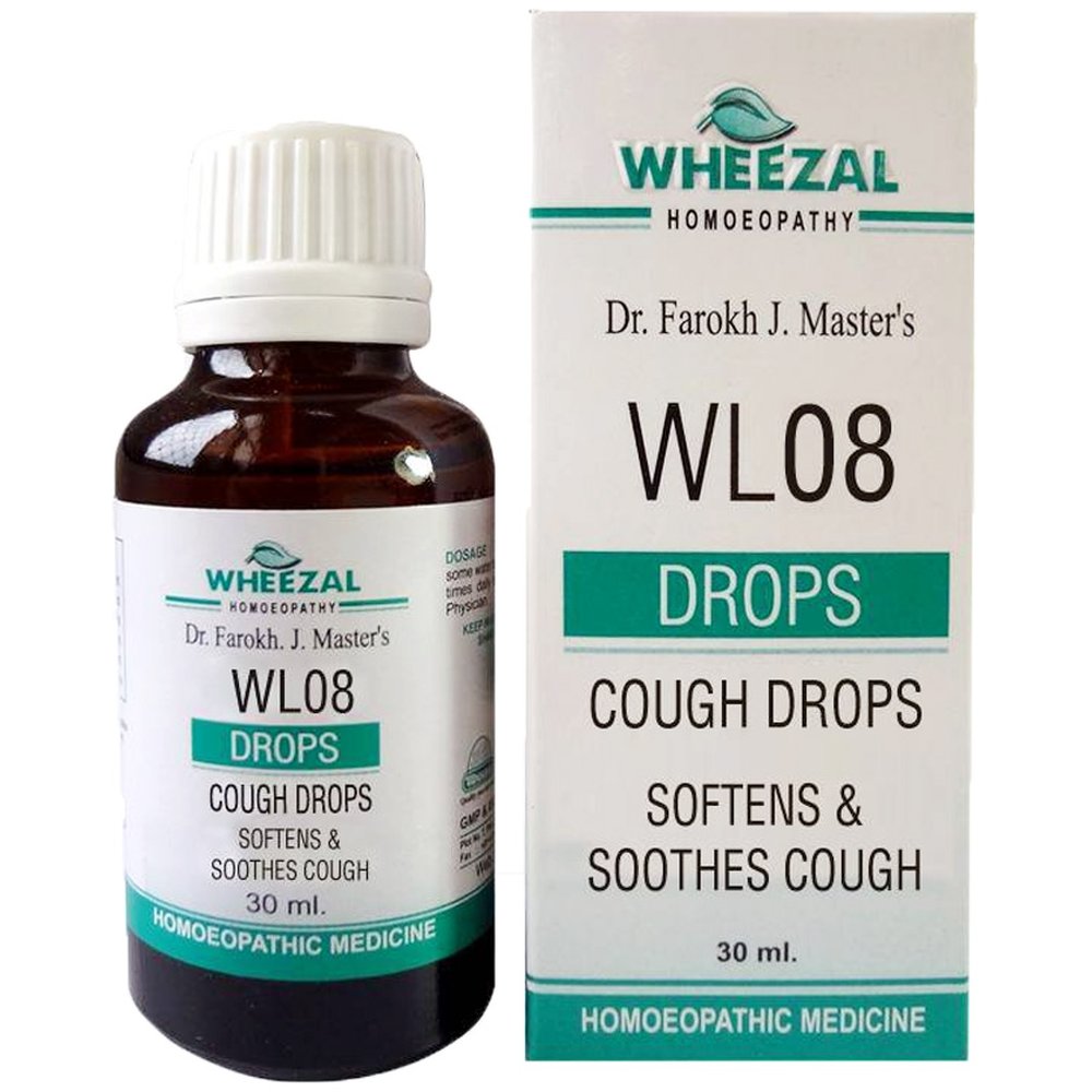 Wheezal WL-8 Cough Drops 30ml Wheezal WL-8 Cough Drops 30ml