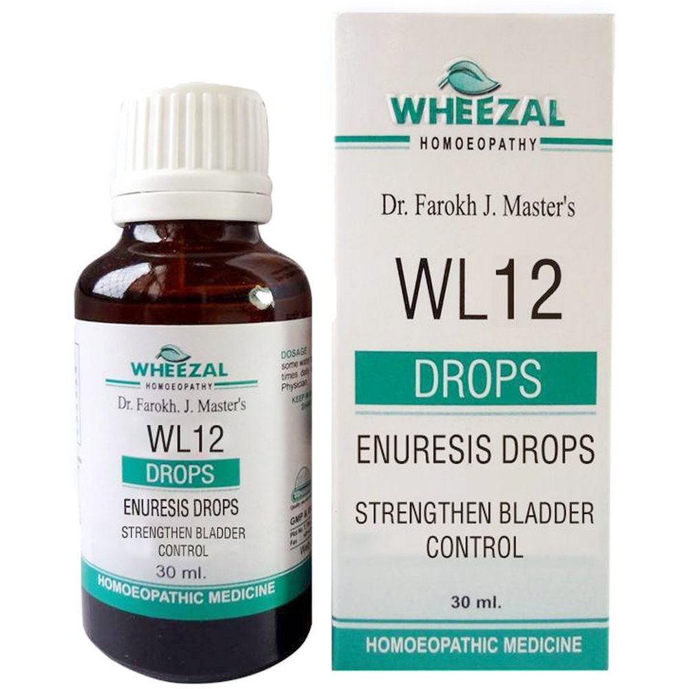Wheezal WL-12 Enuresis Drops 30ml