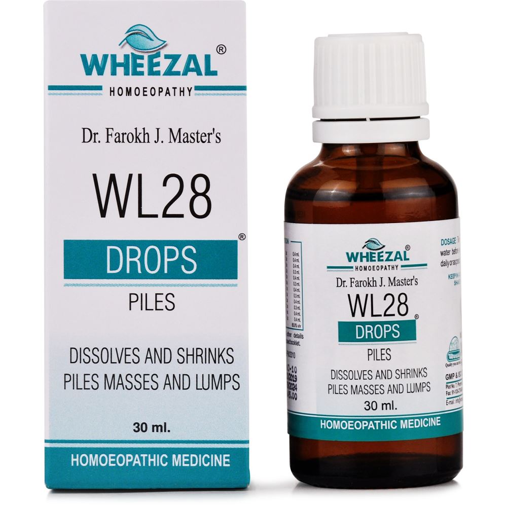 Wheezal WL-28 Piles Drops 30ml